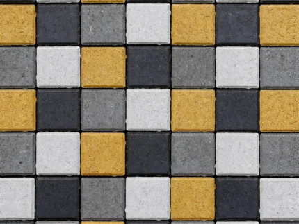 Квадрат 100х100 жовтий чорний сірий білий