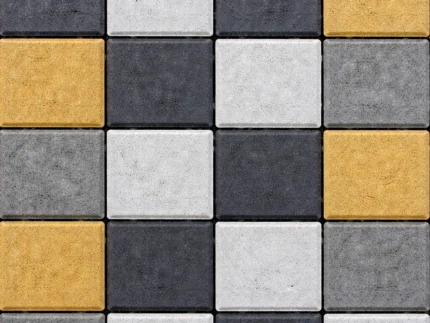 Квадрат 200х200 жовтий чорний сірий білий