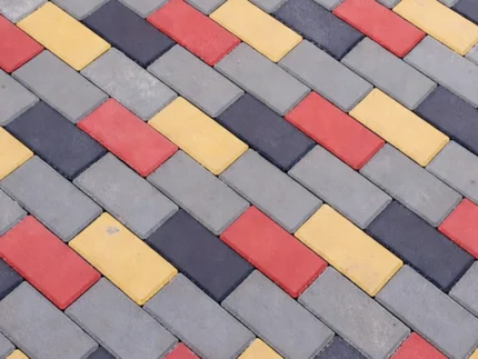 Кирпич 200х100 чорний сірий жовтий червоний