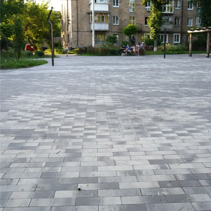 Тротуарна плитка Паркет у кольорі Грейс