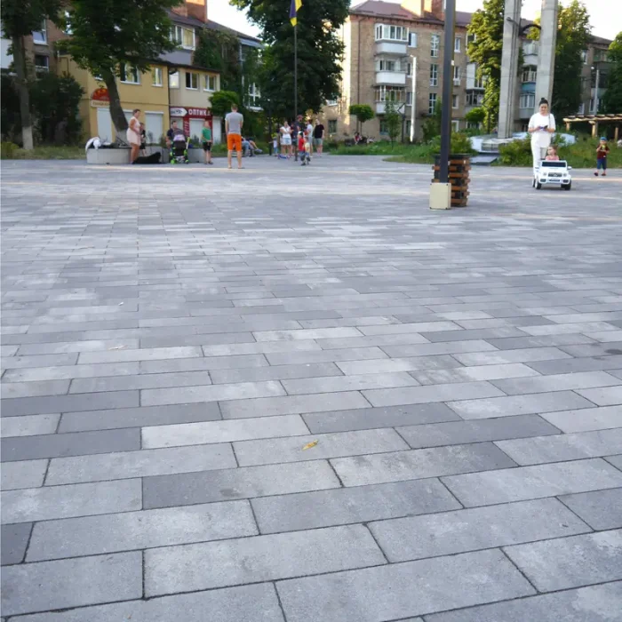 Тротуарна плитка Паркет у кольорі Грейс