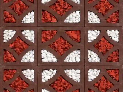 Решітка гармонія коричневий