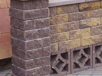 Тротуарна плитка Блок декоративный для столба 300х300х100 купити Київ | Золотий Мандарин