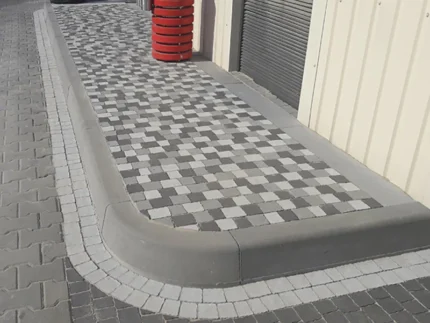 Тротуарна плитка Бордюр дорожный радиусный купити Київ | Золотий Мандарин
