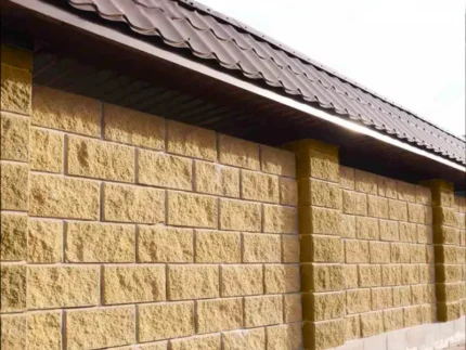 Тротуарная плитка Блок декоративний 400х200х200 односторонній скол купить Киев | Золотой Мандарин