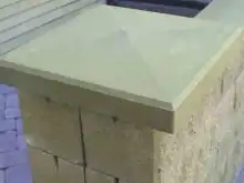Тротуарная плитка Крышка четырехскатная 380х380 купить Киев | Золотой Мандарин