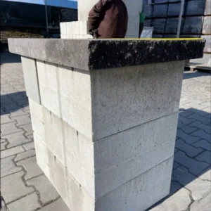 Тротуарная плитка Крышка Плита декоративная 450×700 (две колотые стороны) купить Киев | Золотой Мандарин