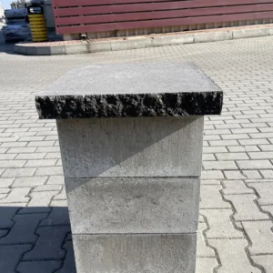 Тротуарная плитка Крышка декоративная Плита 450×600 (две колотые стороны) купить Киев | Золотой Мандарин