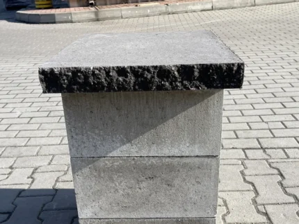 Тротуарная плитка Крышка декоративная Плита 450×600 (две колотые стороны) купить Киев | Золотой Мандарин