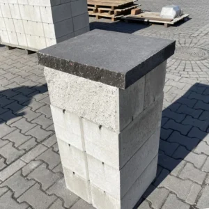 Тротуарная плитка Крышка Плита декоративная 450×400 (две колотые стороны) купить Киев | Золотой Мандарин