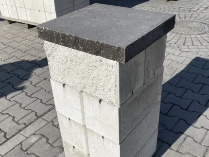 Тротуарная плитка Крышка Плита декоративная 450×400 (две колотые стороны) купить Киев | Золотой Мандарин