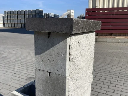 Тротуарная плитка Крышка Плита декоративная 450×300 (две колотые стороны) купить Киев | Золотой Мандарин