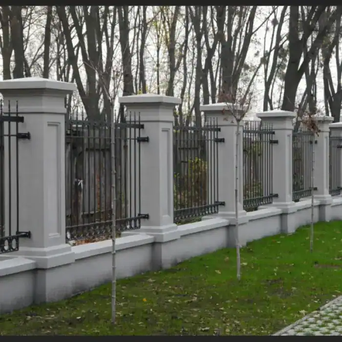 Колона паркану, колона паркану кутова