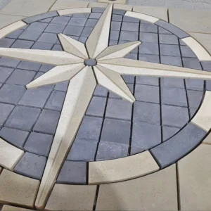 Тротуарная плитка Компас декоративный элемент h-40 купить Киев | Золотой Мандарин