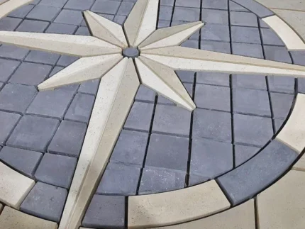 Тротуарная плитка Компас декоративный элемент h-40 купить Киев | Золотой Мандарин