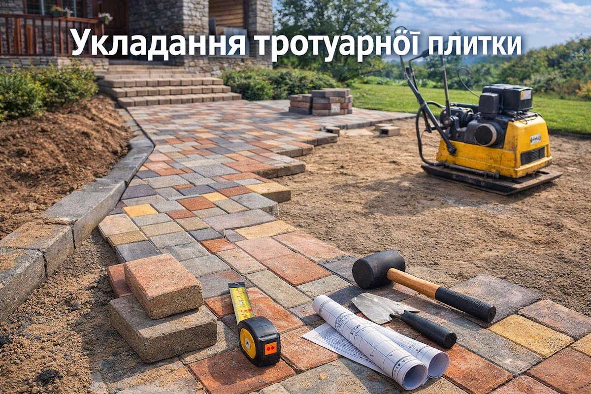 Укладання тротуарної плитки