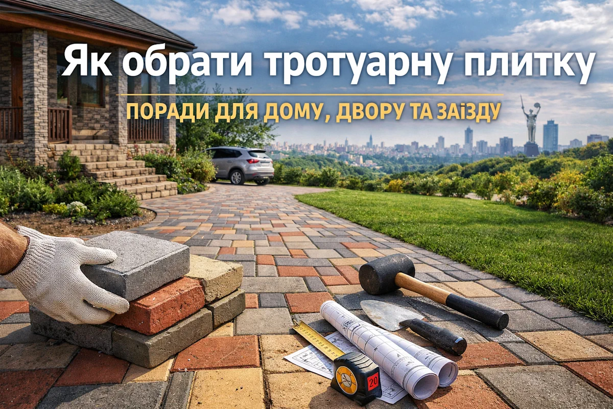 як обрати тротуарну плитку