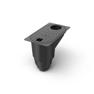 Бокс водостічний пластиковий Easy 160х300 з вертикальним відводом 90-110