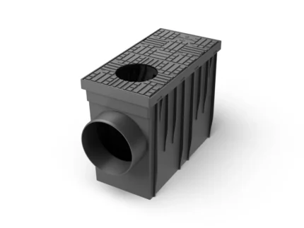 Бокс водостічний пластиковий Easy 140х310 з горизонтальним відводом 110