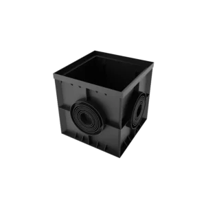 Дощоприймач пластиковий Base 400х400 чорний