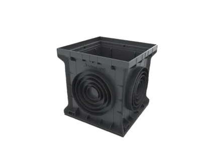 Дощоприймач пластиковий Base 400х400 чорний