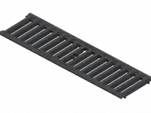 Решітка Base DN100 пластикова щілинна A15