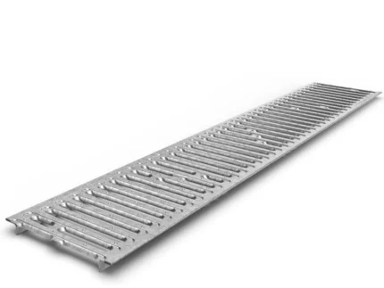 Решітка Base DN150 сталева оцинкована щілинна A15 під кріплення