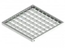 Решітка Base 300х300 сталева оцинкована чарункова А15