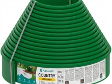 Бордюр садовий пластиковий Country Standard H100 зелений 15 м