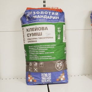 Мішок клейової суміші КС-01, 25 кг