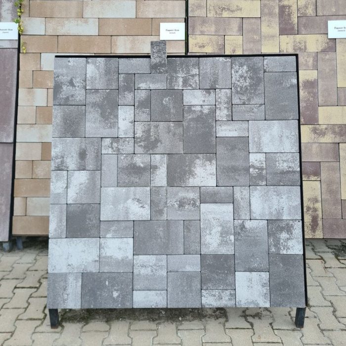 Тротуарна плитка Епсілон Грейс h-50 — акція 800 грн/м²