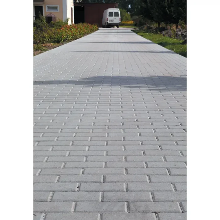 Тротуарна плитка Кирпич 200×100 у кольорі Сірий